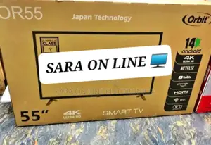 Orbit 55" Uhd Tv New 2025 Model Free Delivery