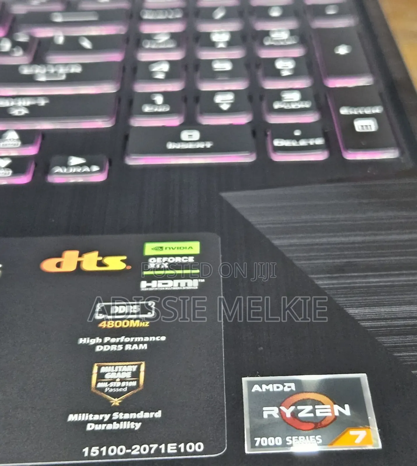 New Laptop Asus TUF Gaming A15 8GB AMD Ryzen 7 SSD 512GB