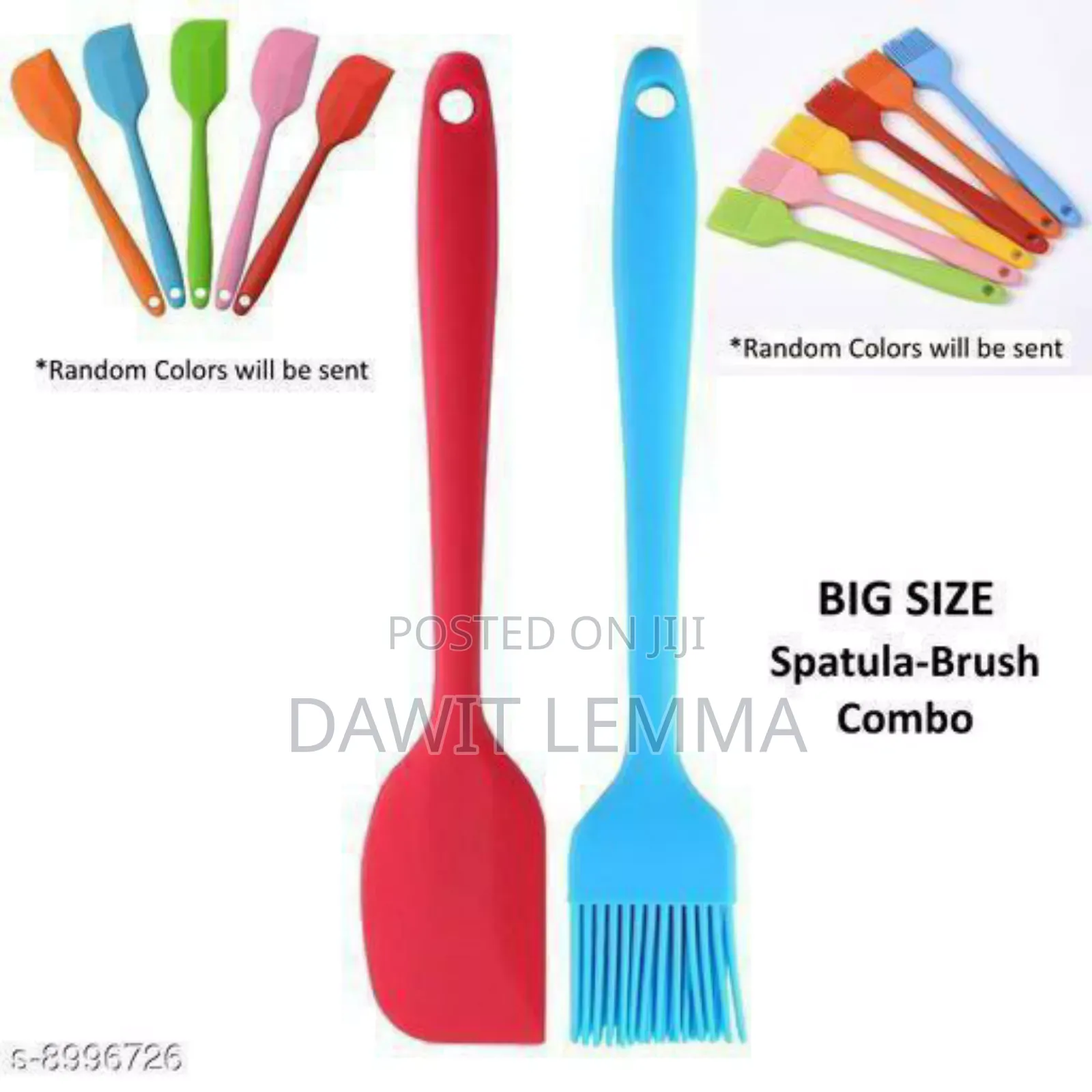 2pcs Silicon Brush Spatulas