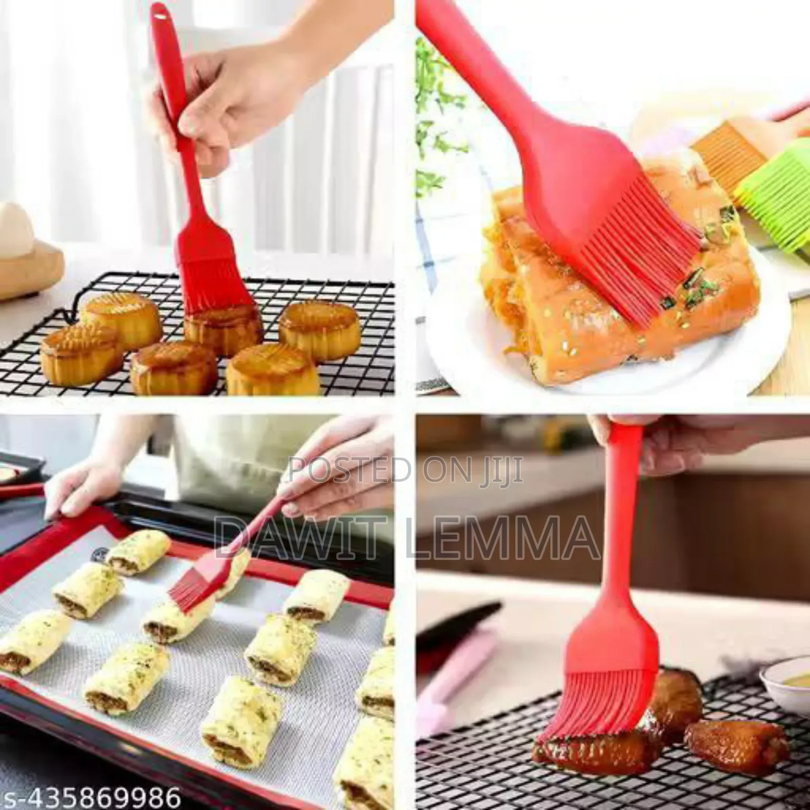 2pcs Silicon Brush Spatulas