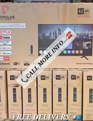 Photo - ☆Popular 43" Webos Hub Tv ☆New 2025 Korea 5yeara Warranty