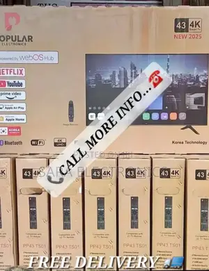 ☆Popular 43" Webos Hub Tv ☆New 2025 Korea 5yeara Warranty