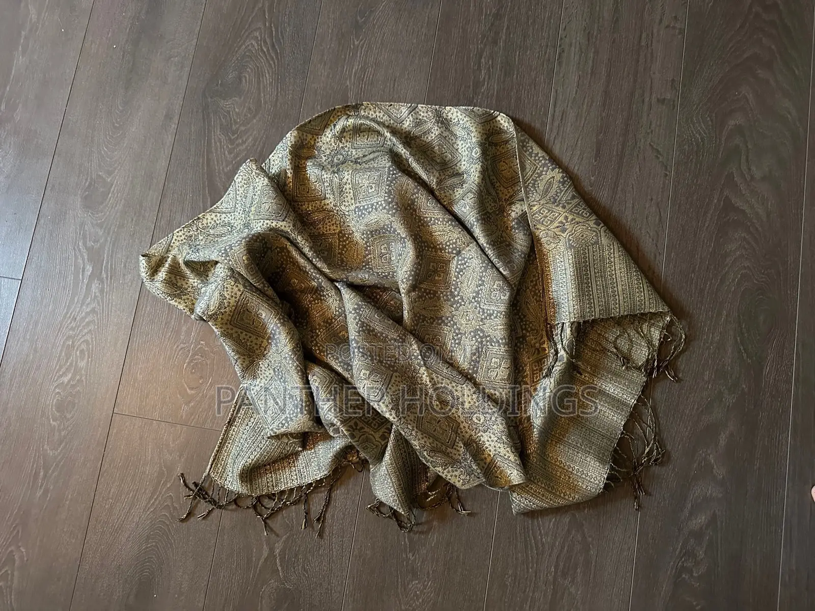 Original -gold-tone Silk Blend Pashmina Scarf