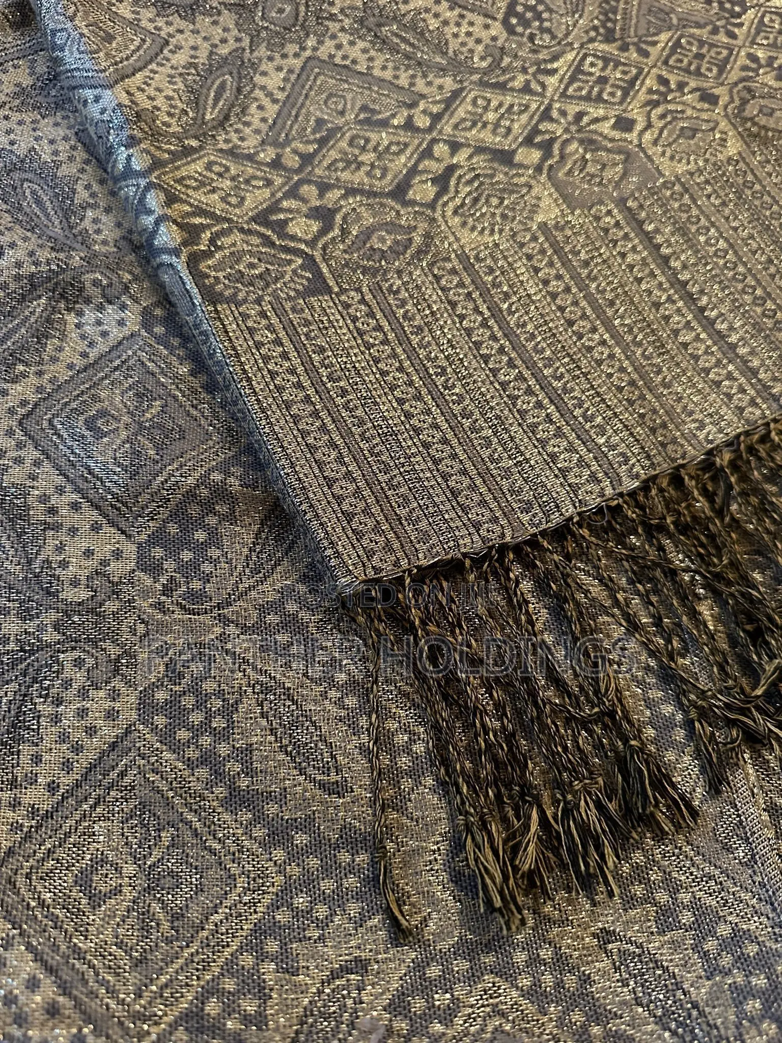 Original -gold-tone Silk Blend Pashmina Scarf