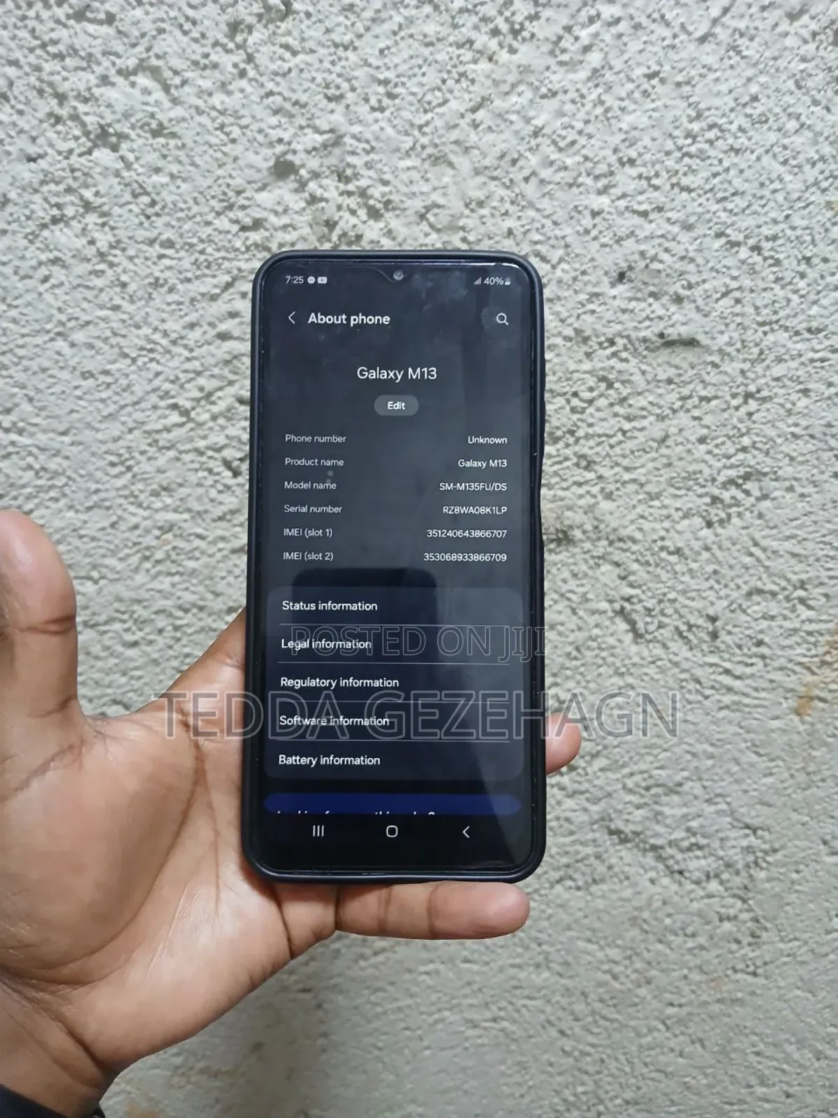 Samsung Galaxy M13 64 GB Black