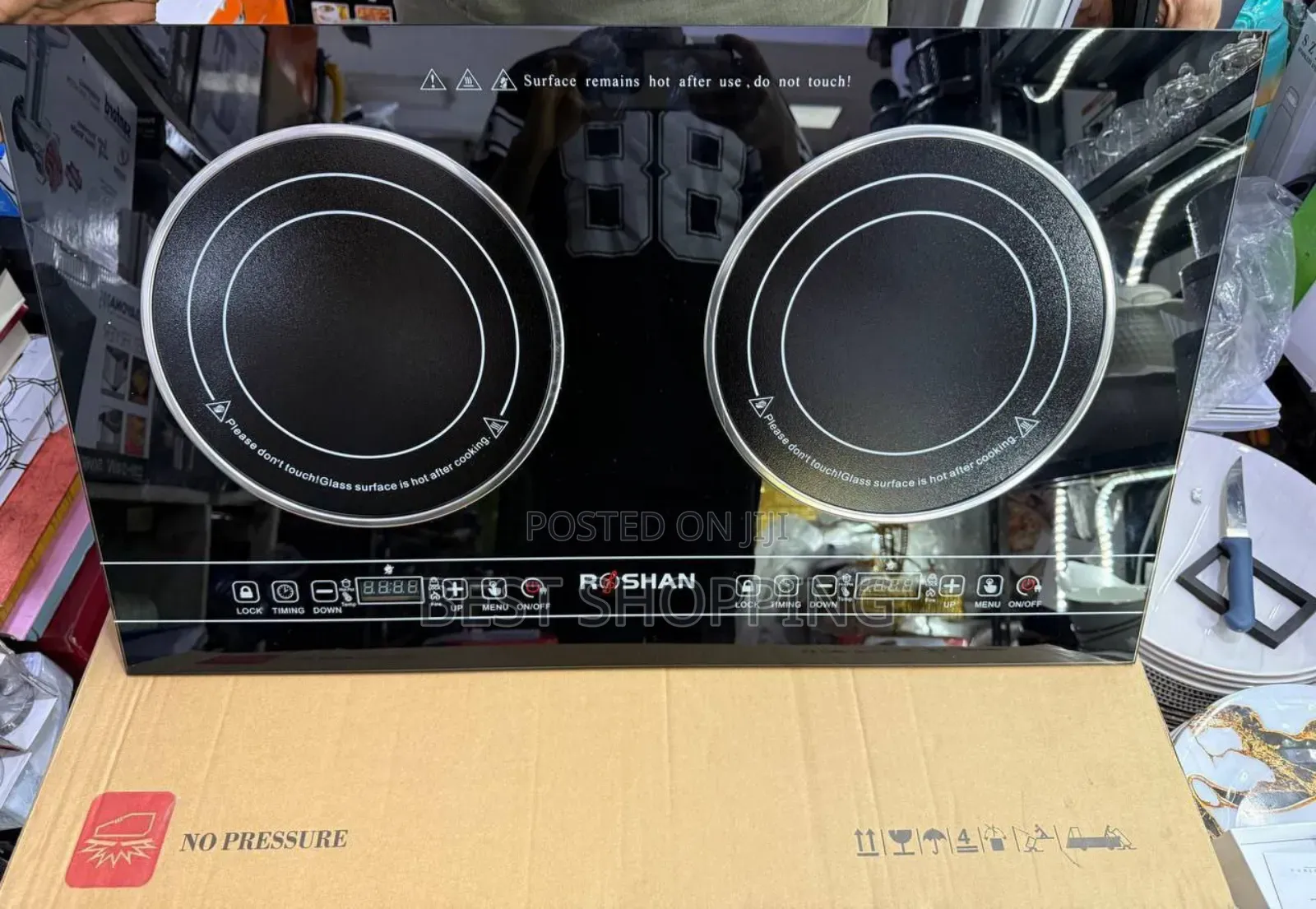 Roshan Digital Touch Stove ሮሻን ተች ስቶቨ