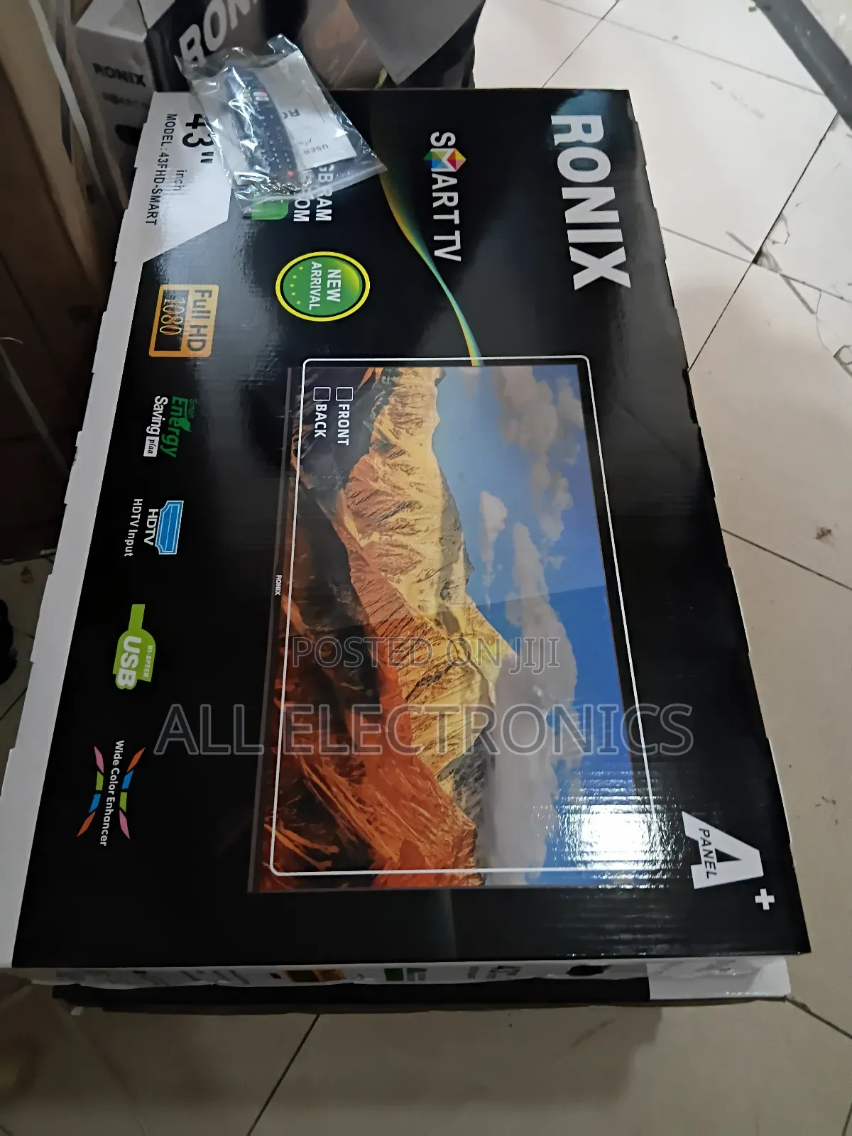Frameless 43inch Ronix Tv