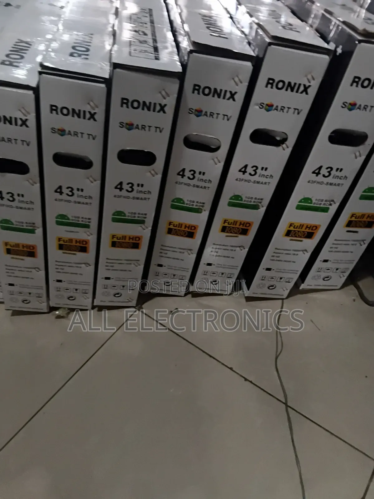 Frameless 43inch Ronix Tv