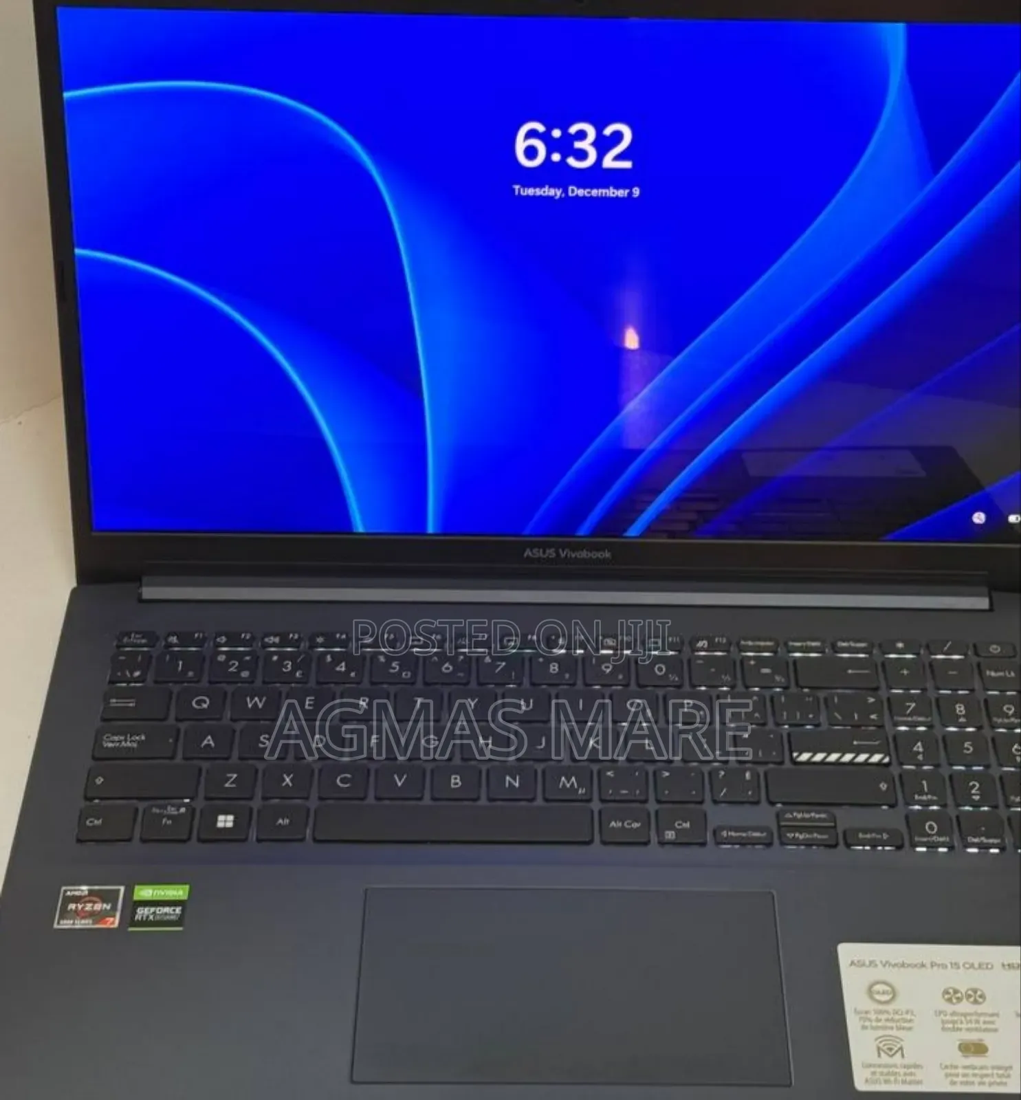 New Laptop Asus VivoBook Pro 15 N580VD 16GB AMD Ryzen 7 SSD 512GB