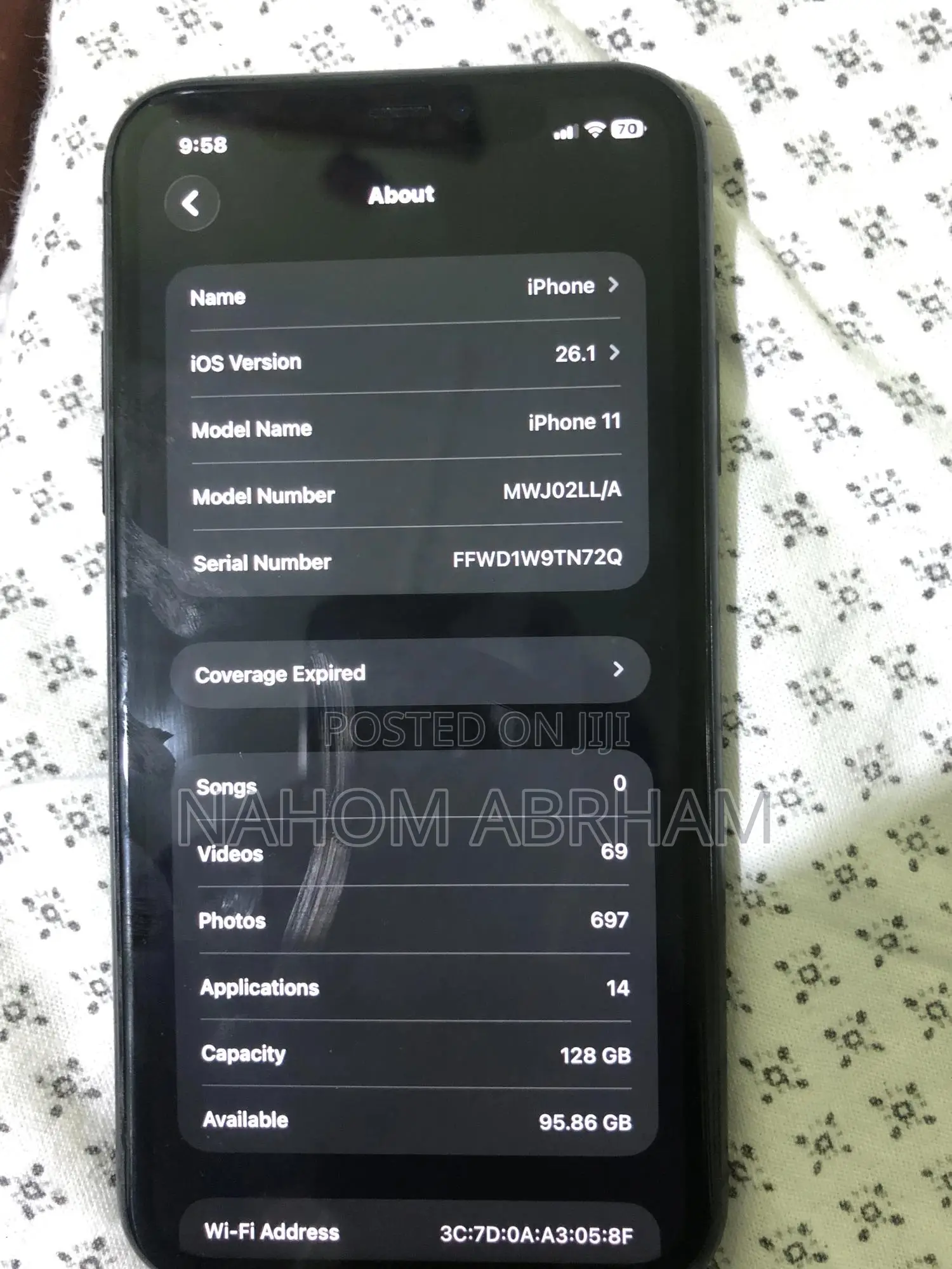 Apple iPhone 11 128 GB Black