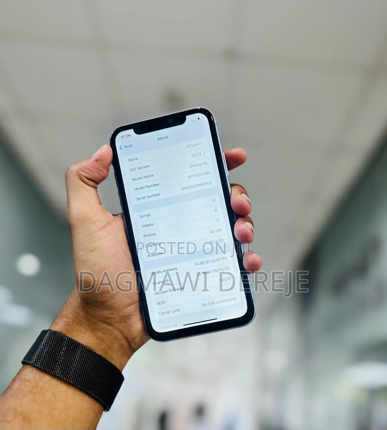 New Apple iPhone XR 64 GB Blue