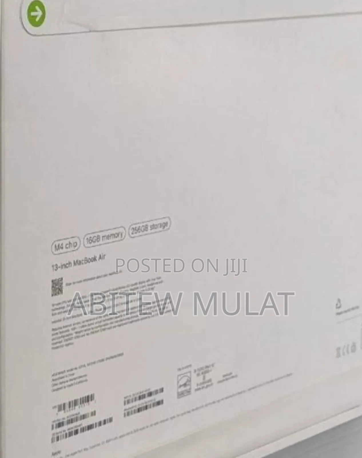 New Laptop Apple MacBook Air 2025 M4 13-Inch 16GB Apple M4 SSD 256GB