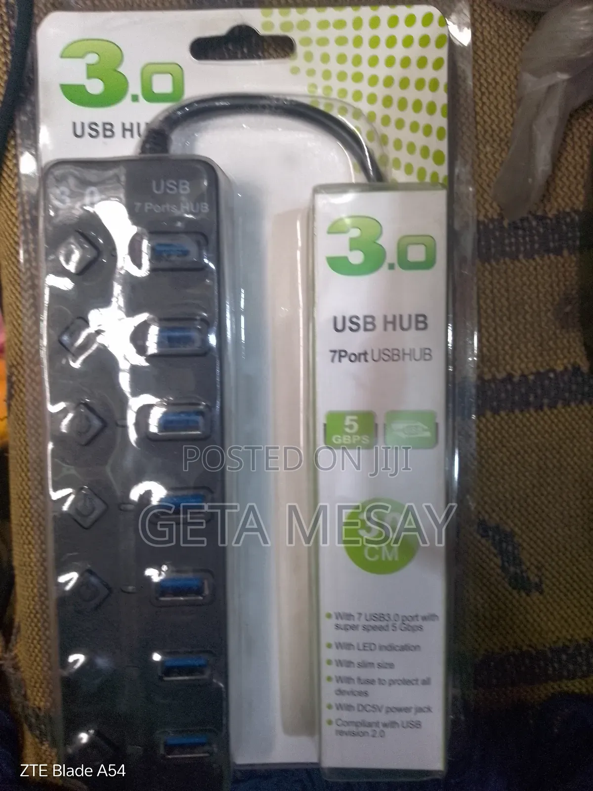 Usb Hub 7 Port Usb Hub Splitter With Custom on/Off Switch