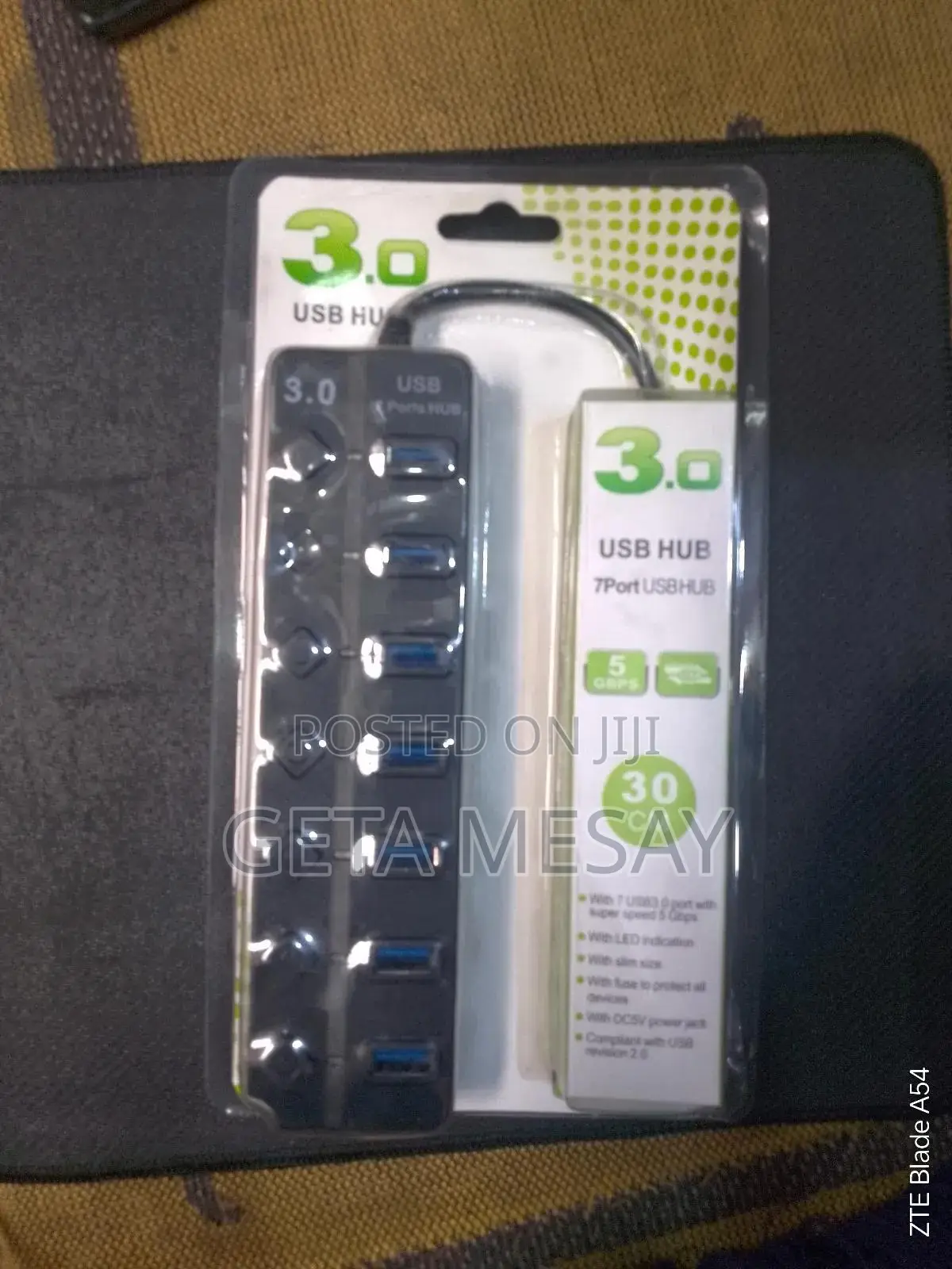 Usb Hub 7 Port Usb Hub Splitter With Custom on/Off Switch