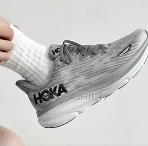 Photo - Hoka Clifton 9 Running Shoes Grey