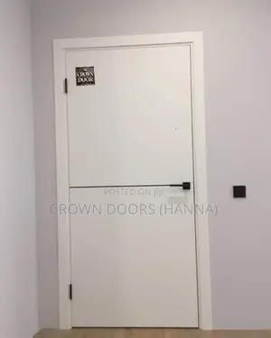 Crown Door Made of Natural Stone Wood Fiber.For Internal Main Gates