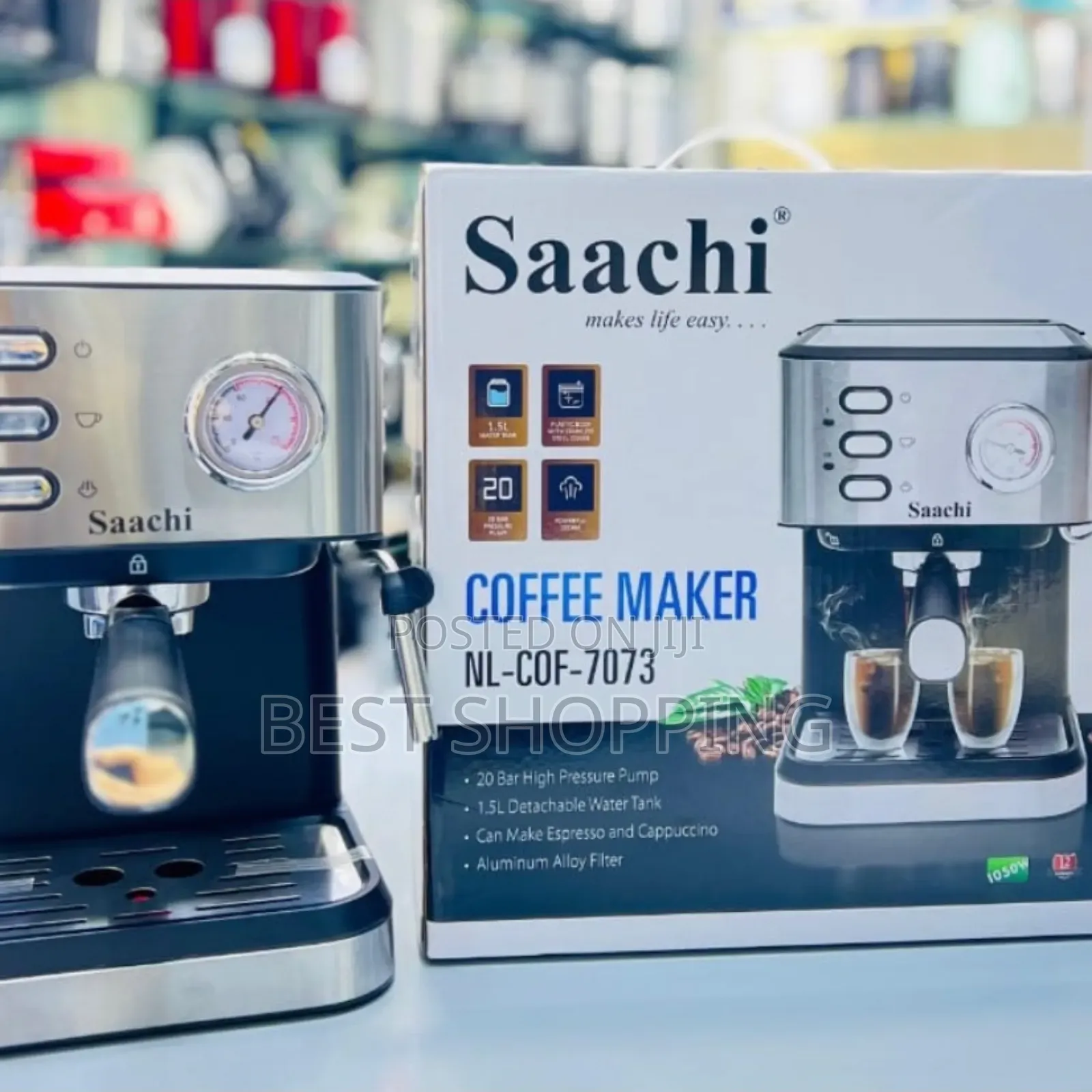 Saachi Espresso Coffee Maker 20 Bar New Model
