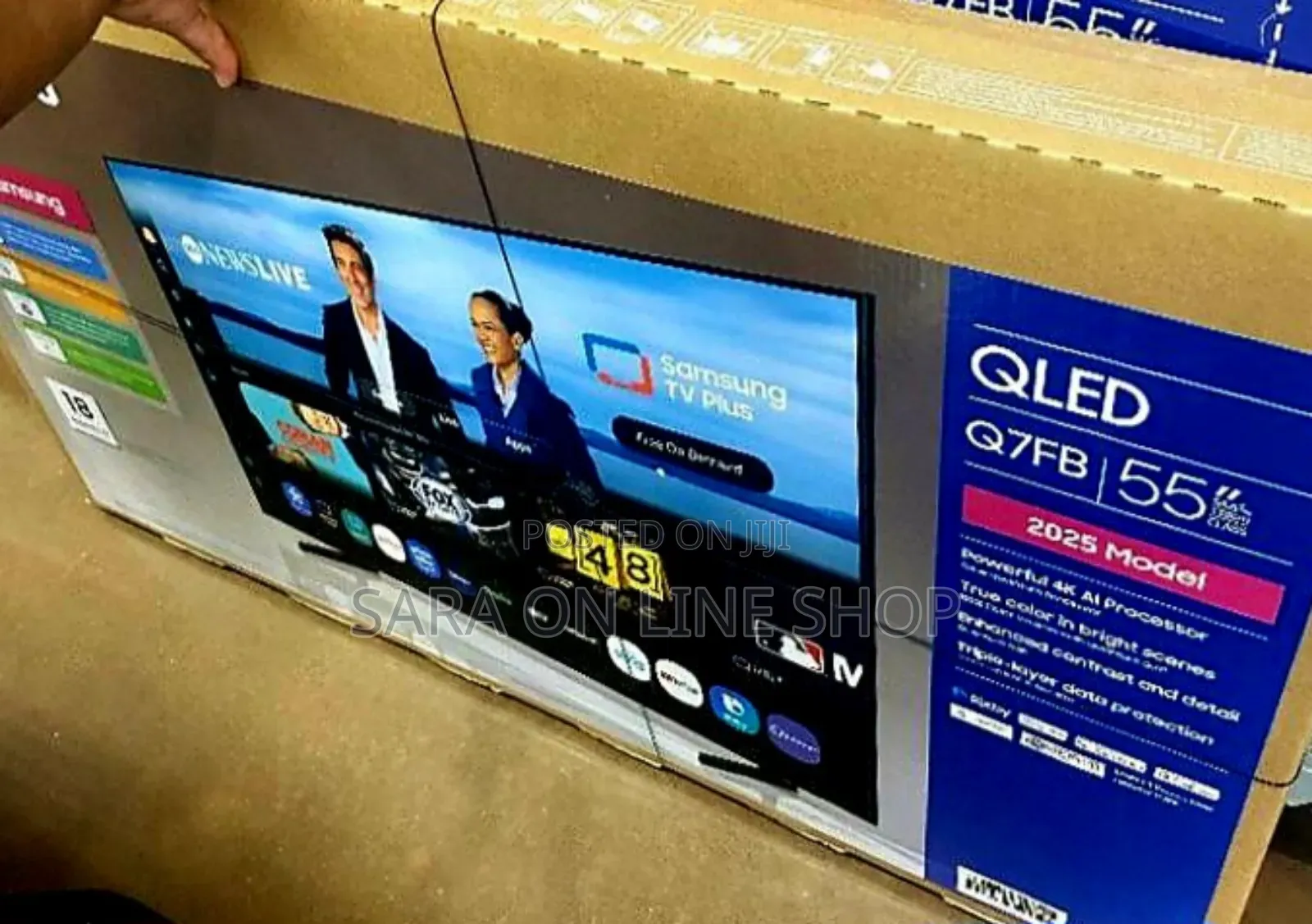Samsung 55" Qled Smart Tv ♧New 2025 Model ♧Free Delivery