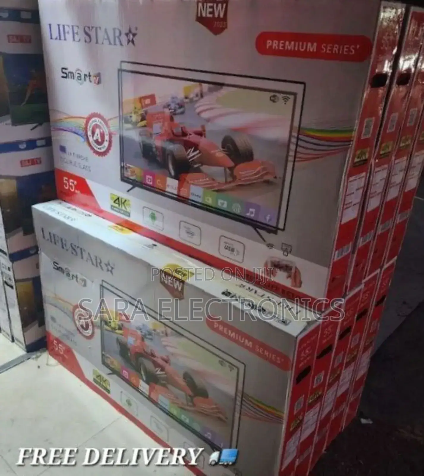 ♡♤Life Star 55" Inch Led Smart Tv ♤10year Warranty