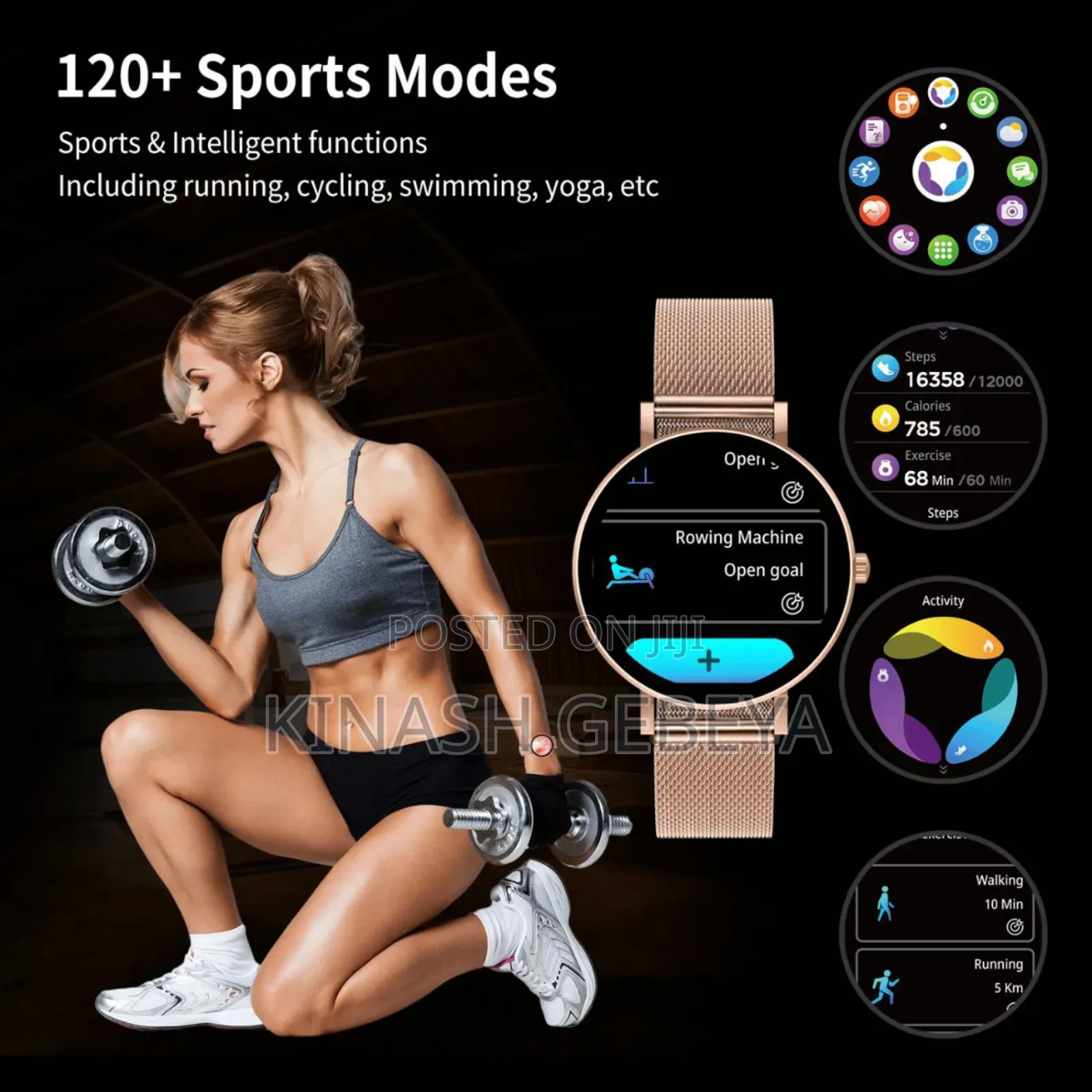 G Tab High Quality Ladies Smart Watch