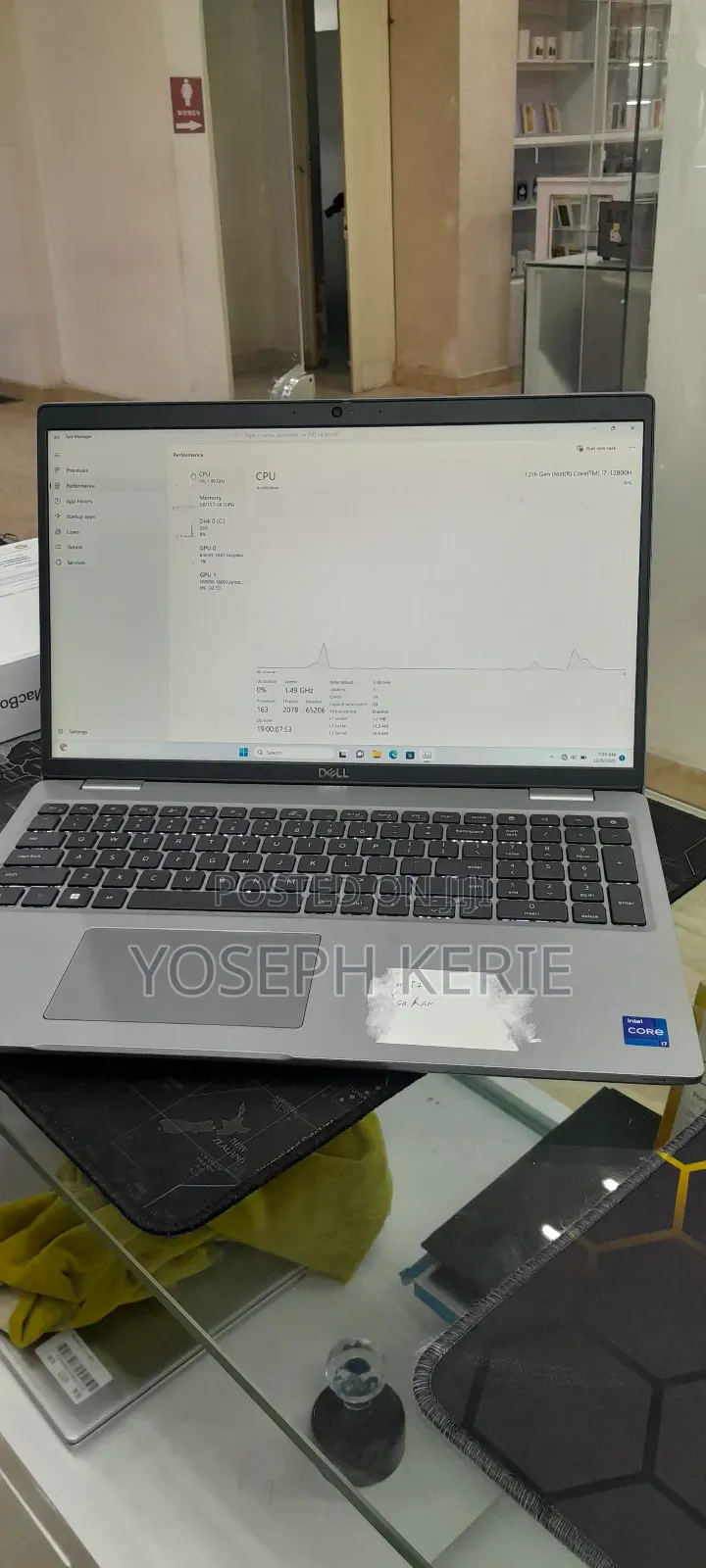 New Laptop Dell Precision 3570 16GB Intel Core i7 SSD 512GB