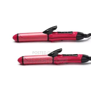 Orginal Nova 2 in 1 Hair Beauty Set (የፀጉር መተኮሻ እና ከርል መስሪያ)
