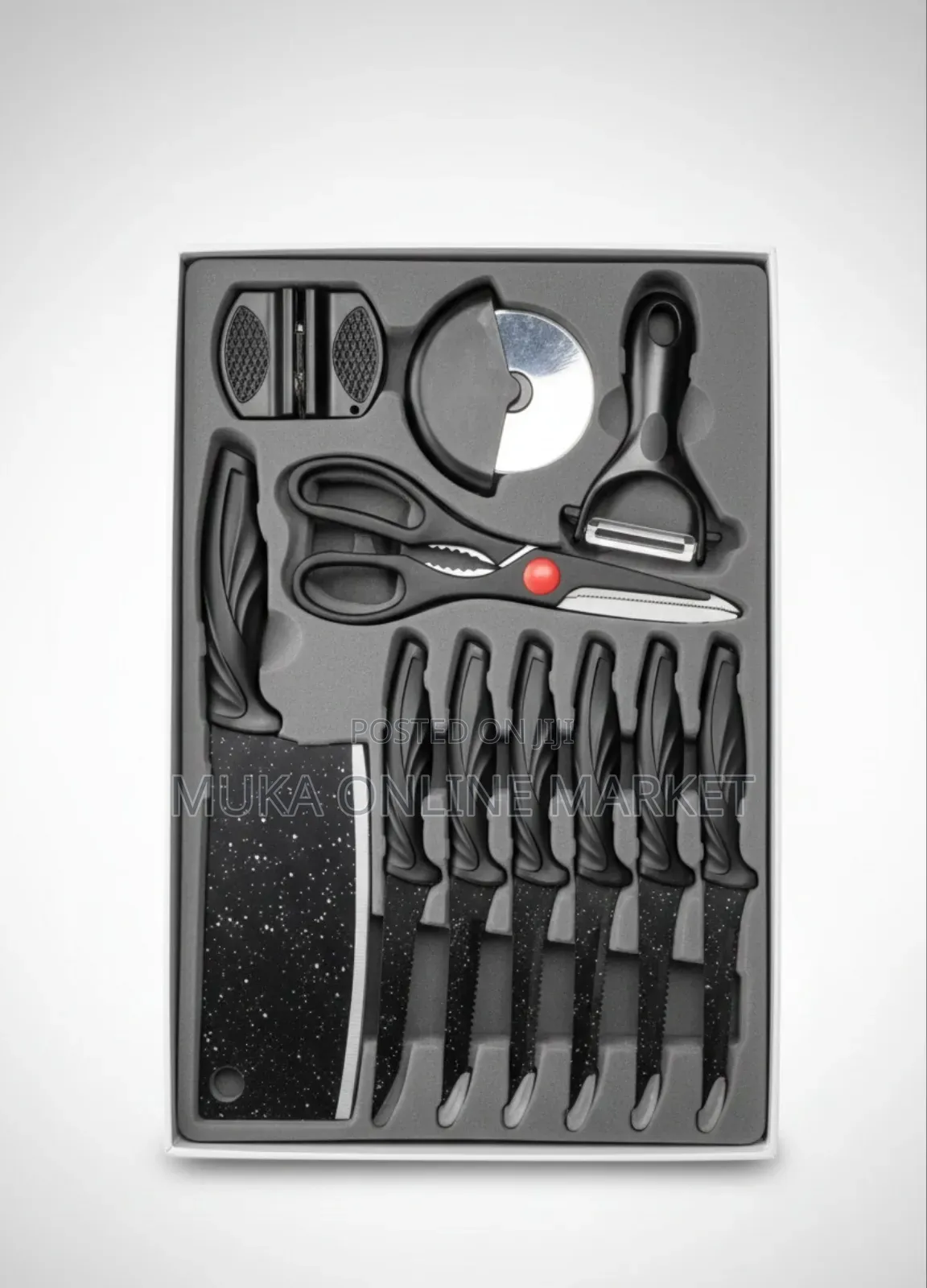 18-piece Granite Knife Set