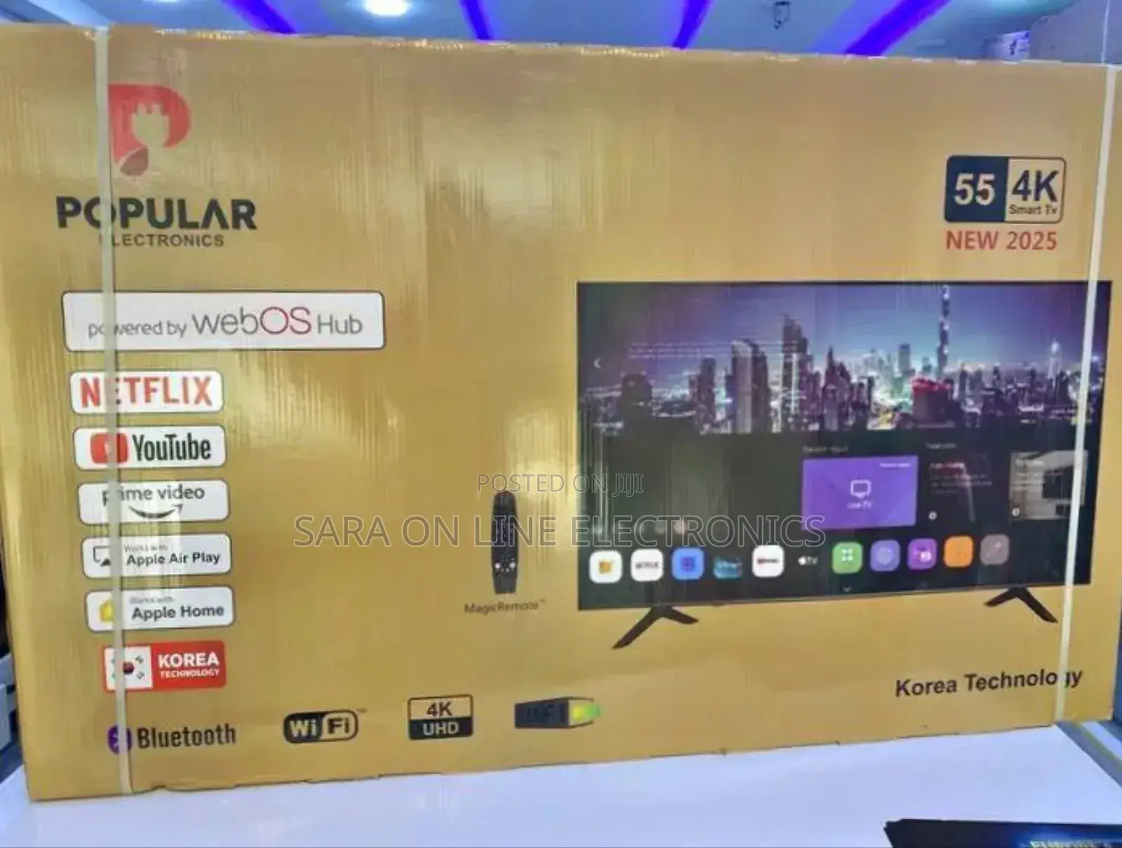 Popular 55" Webos Hub Uhd Smart Tv ♤10year Real Warranty