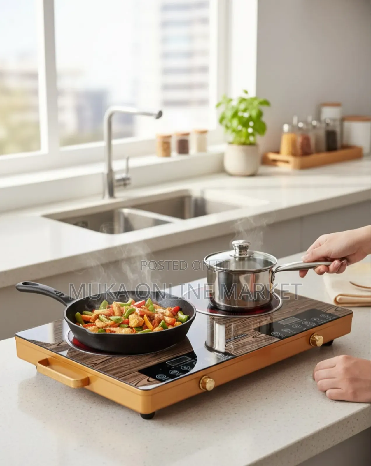 Silver Crest Electric Touch Stove