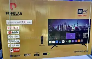 Popular 55" Webos Hub Uhd Smart Tv ♤10year Real Warranty