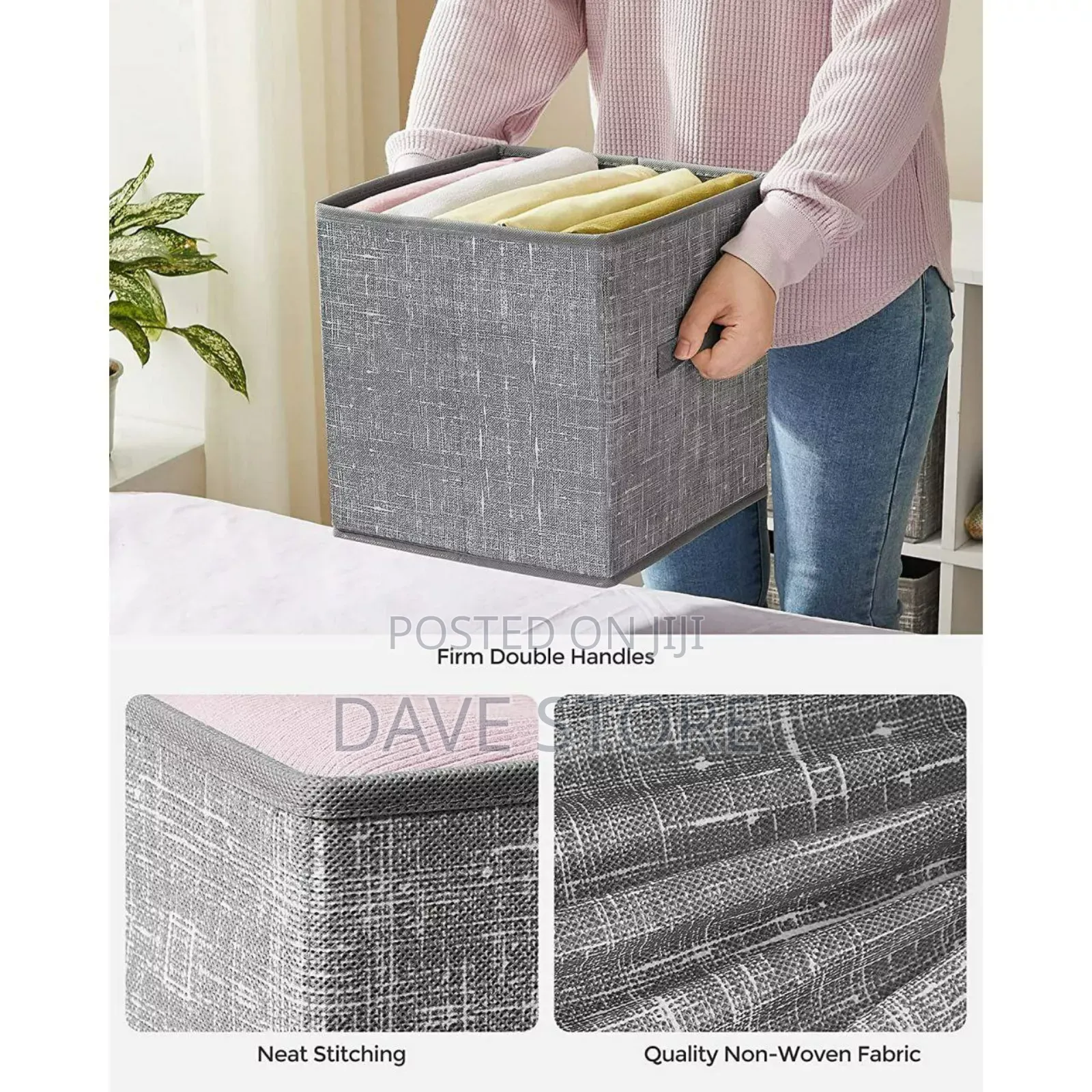 Foldable Fabric Storage Cubes
