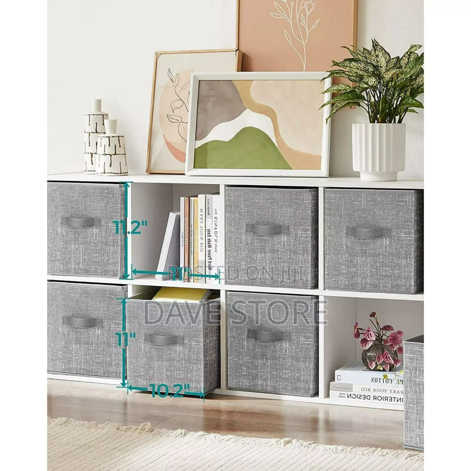 Foldable Fabric Storage Cubes
