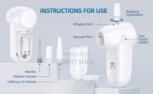 Zolele Portable Electric Vacuum Kit