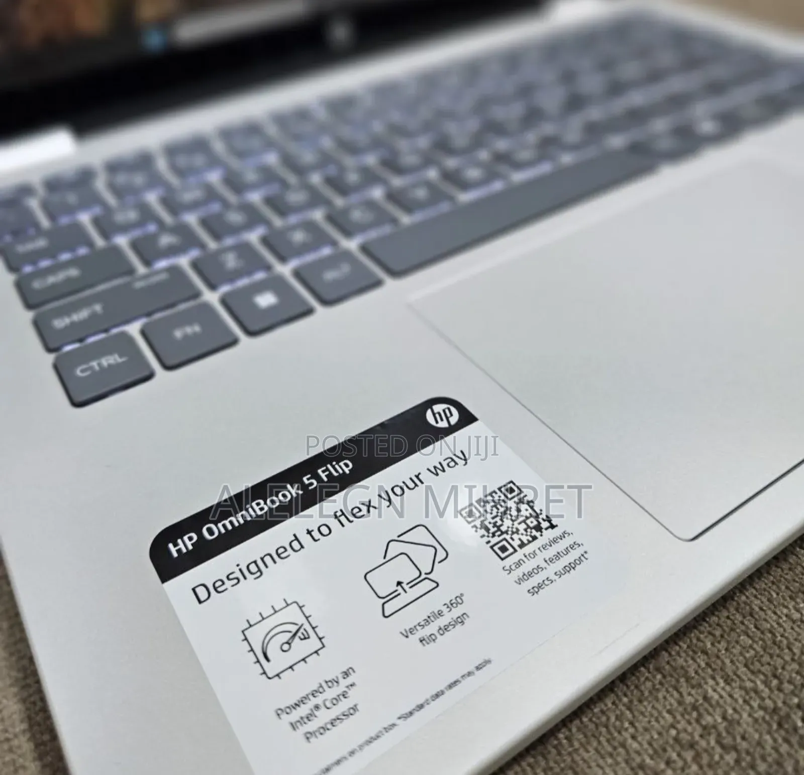 New Laptop HP OmniBook 5 Flip 16GB Intel Core I7 SSD 512GB
