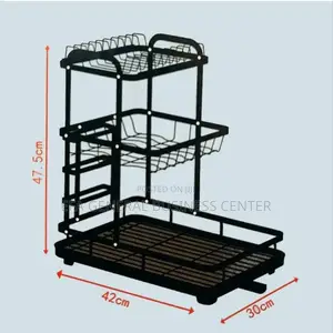 Photo - Dish Drainer Storage Rack