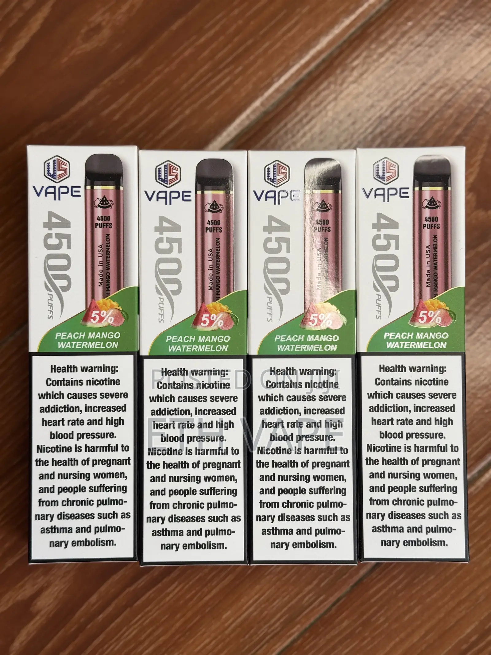 Us 4,500 Pen Type Vape