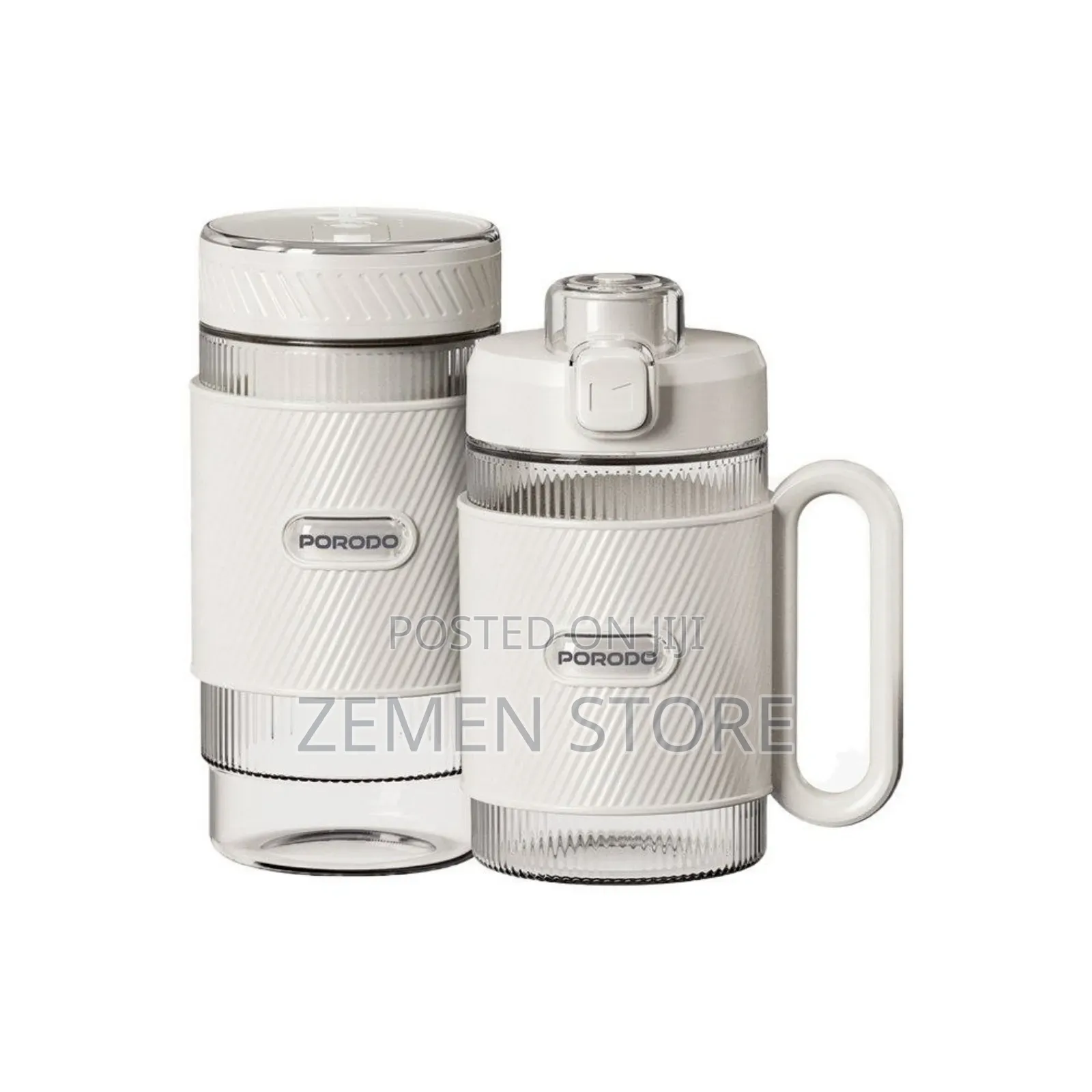 Portable Porodo Dual Cup Smoothie Blender White