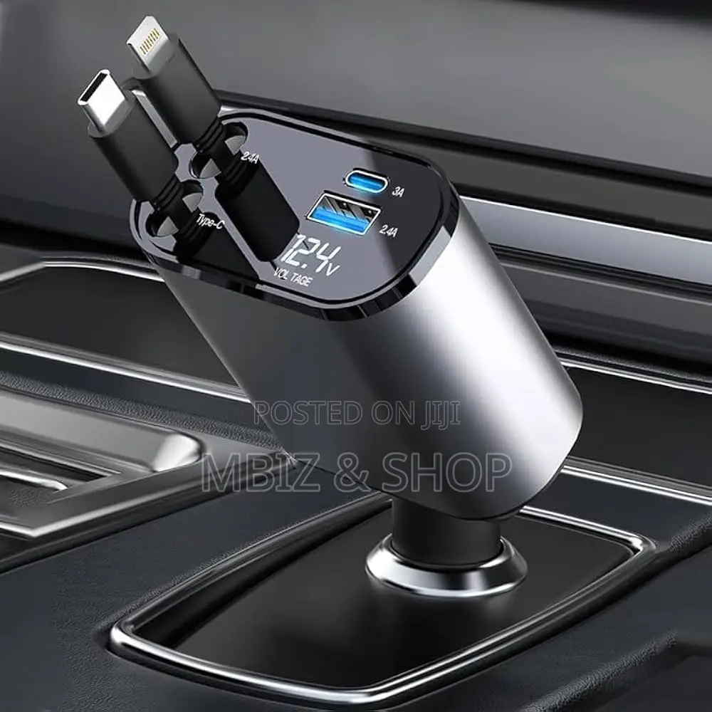 4in1 Modern Fast Car Charger