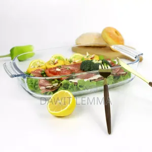 Oval Tempered Glass Casserole