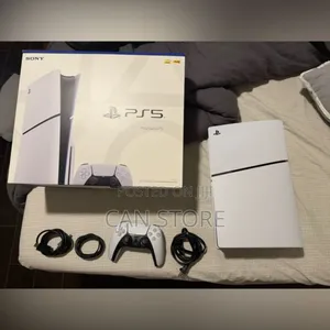 Photo - Playstation 5 Slim Disk Version 1tb Storage With New Games