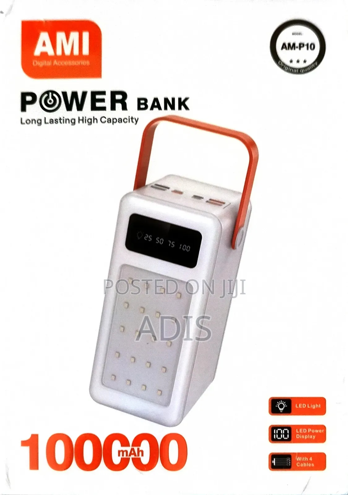 Solar 100,000mah Power Bank
