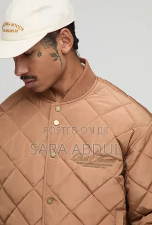 Boohooman Brand Quilted Jacket Available for Pre-Order