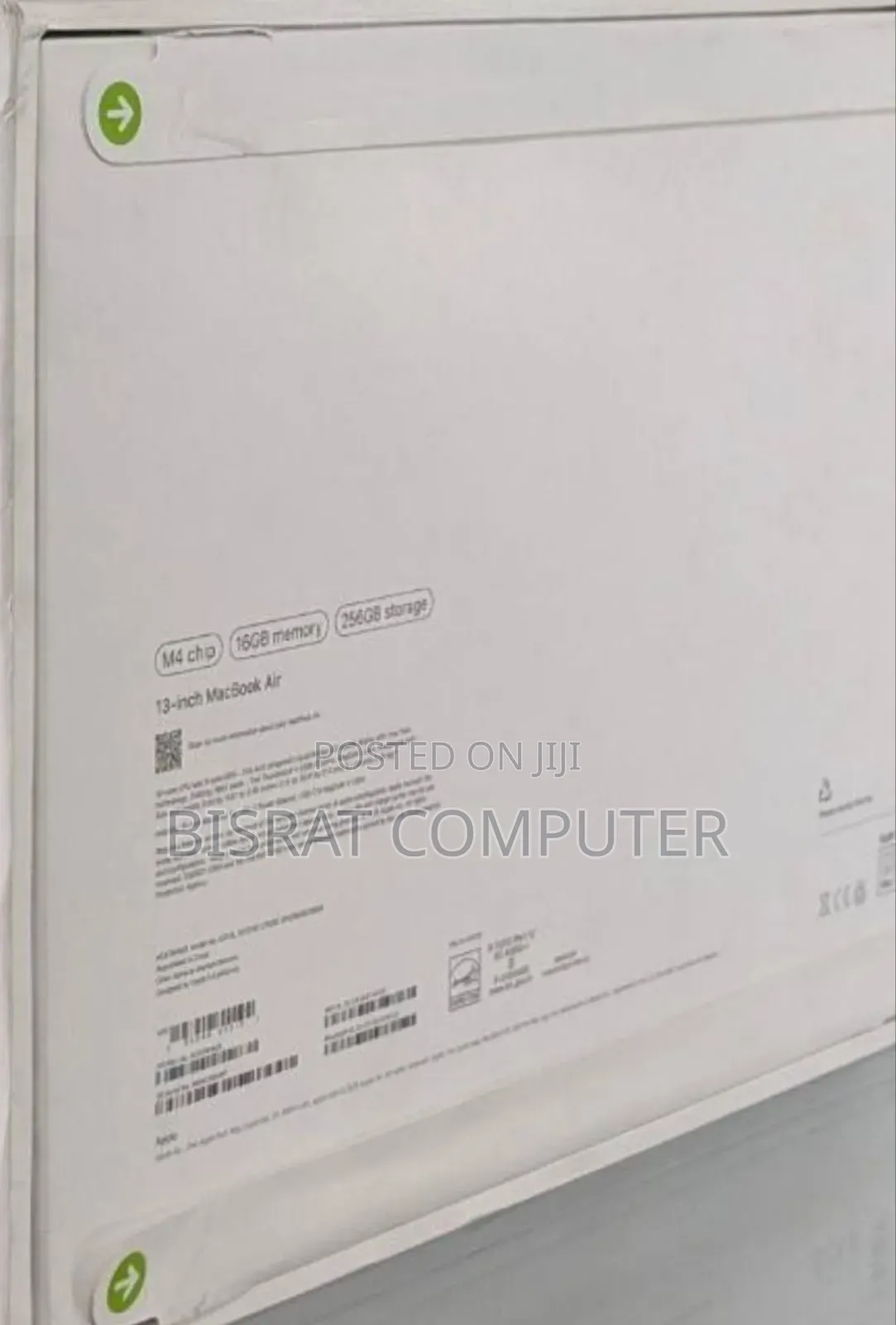 New Laptop Apple MacBook Air 2025 M4 13-Inch 16GB Apple M4 SSD 256GB