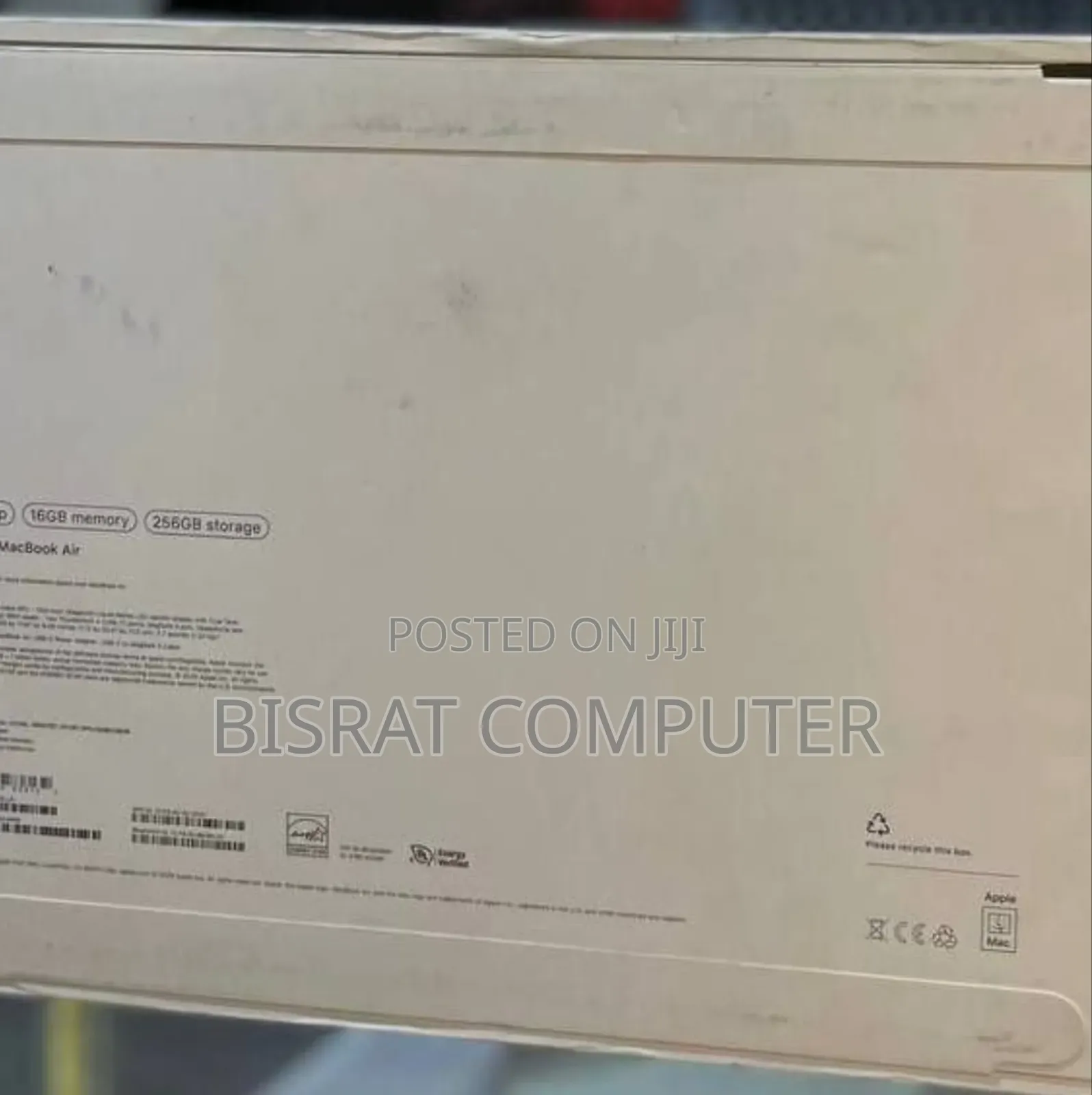 New Laptop Apple MacBook Air 2025 M4 13-Inch 16GB Apple M4 SSD 256GB