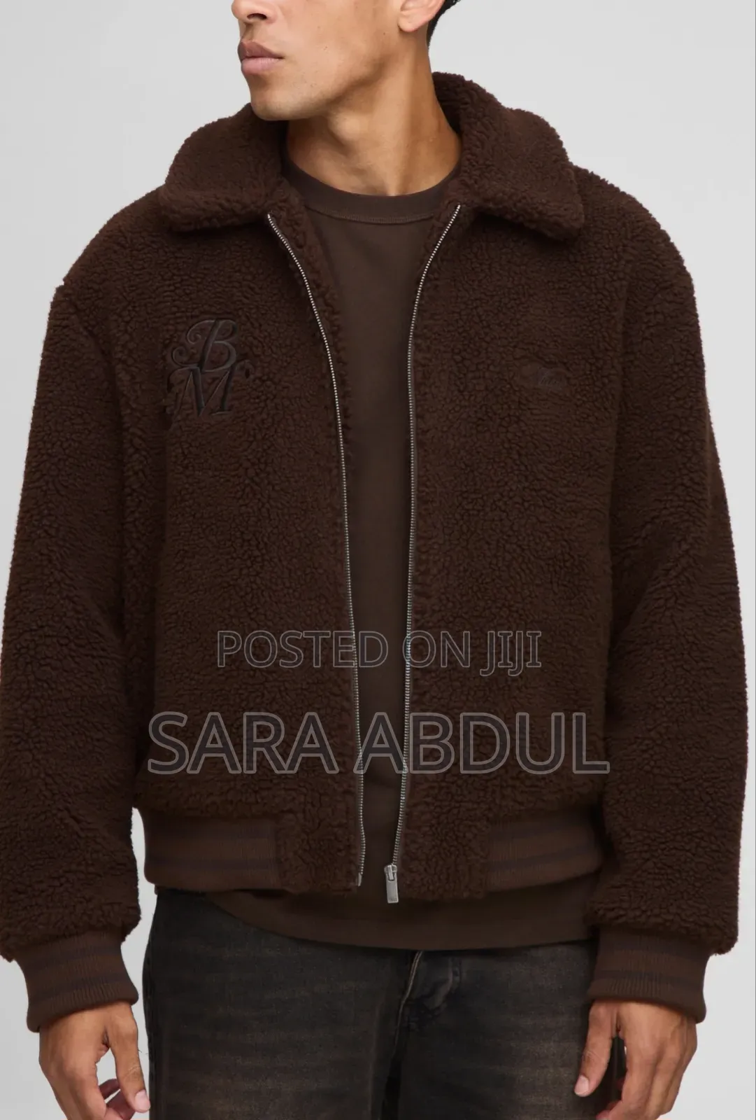 Boohooman Brand Fur Bomber Jacket Available for Pre-Order All Sizes