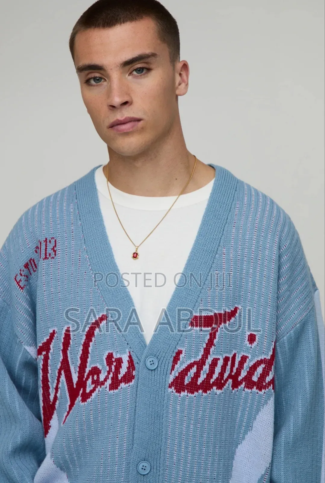 Boohooman Brand Men's Cardigan Available for Pre-Order