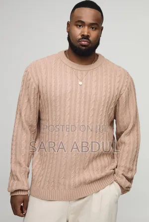 Photo - Boohooman Brand Plus Size Men's Jumpers Pre-Order All Sizes