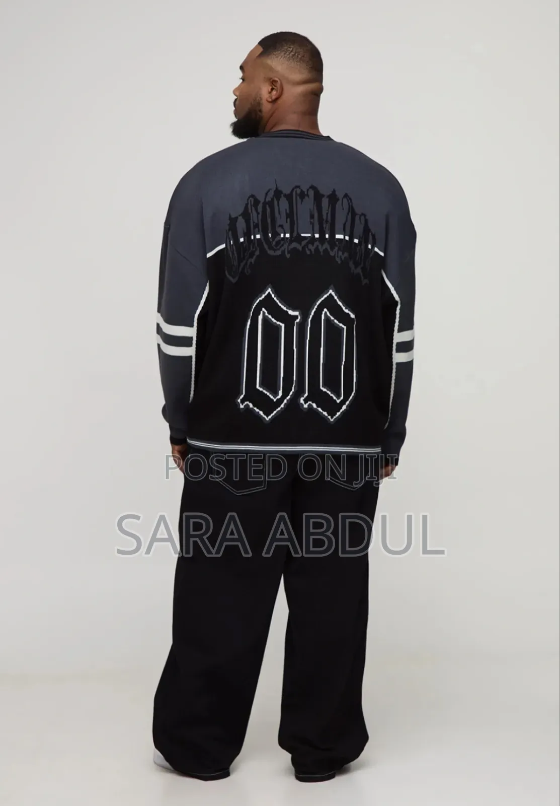 Boohooman Brand Plus Size Jersey Style Jumper