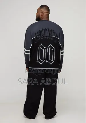 Boohooman Brand Plus Size Jersey Style Jumper