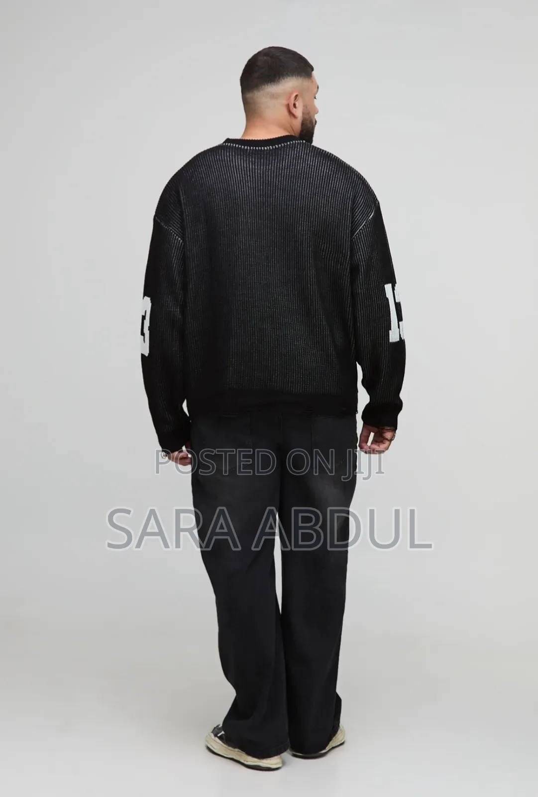 Boohooman Brand Plus Size Jersey Style Jumper